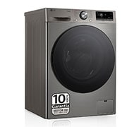 LG Lavasecadora inteligente AI Direct Drive TM, Turbowash 360º, 11/6kg, 1400rpm,  Un 10% más eficiente que  A(lavado) /D(secado) Inox antihuellas, Serie 700, F4DR7011AGS