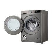 LG Outlet Lavasecadora inteligente AI Direct Drive TM, Turbowash 360º, 11/6kg, 1400rpm, Un 10% más eficiente que A(lavado) /D(secado) Inox antihuellas, Serie 700, F4DR7011AGS.OUTLET