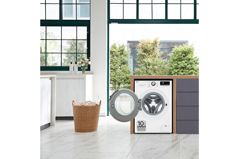 LG Outlet Lavasecadora inteligente AI Direct Drive TM, Turbowash 360º, 11/6kg, 1400rpm, Un 10% más eficiente que A(lavado) /D(secado) Blanca, Serie 700, F4DR7011AGW.OUTLET