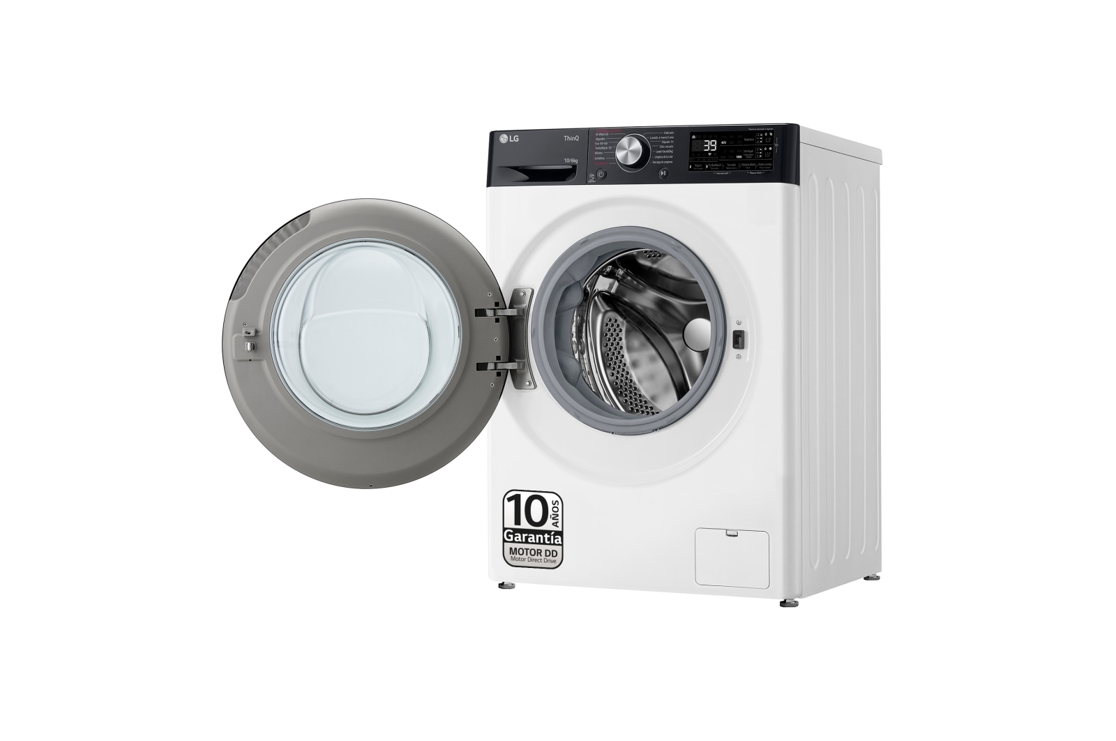 LG Outlet Lavasecadora inteligente AI Direct Driveᵀᴹ, Turbowash 360º, Autodosificación 10/6kg, 1400rpm, Un 10% más eficiente que A(lavado) /D(secado) Blanca, Serie 750, F4DR7510AGW.OUTLET