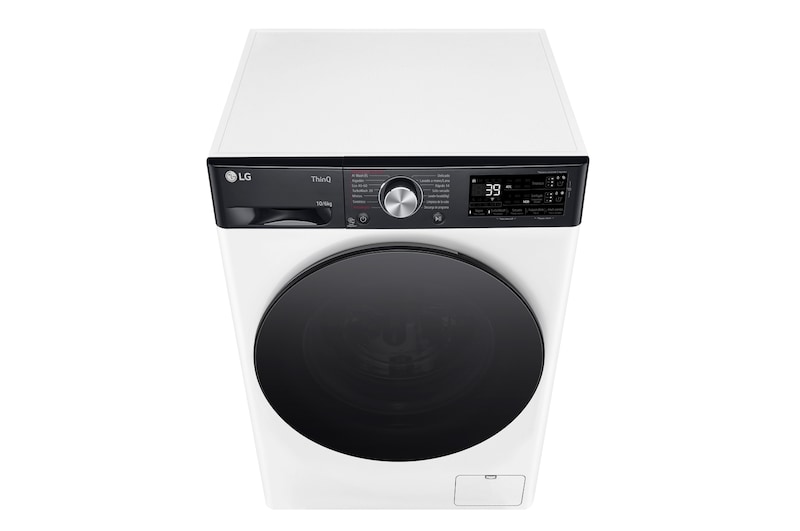 LG Outlet Lavasecadora inteligente AI Direct Driveᵀᴹ, Turbowash 360º, Autodosificación 10/6kg, 1400rpm, Un 10% más eficiente que A(lavado) /D(secado) Blanca, Serie 750, F4DR7510AGW.OUTLET