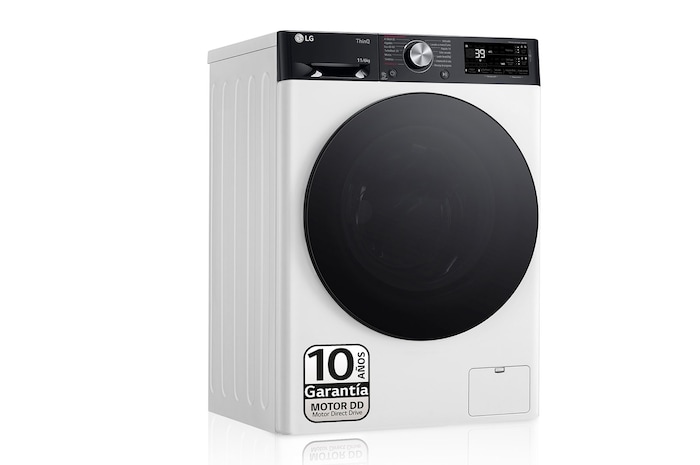 LG Lavasecadora inteligente AI Direct Drive<sup>TM</sup>, Turbowash 360º, Autodosificación 11/6kg, 1400rpm,  Un 10% más eficiente que  A(lavado) /D(secado) Blanca, Serie 750, F4DR7511AGW
