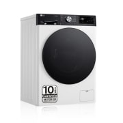 Vista frontal de Outlet Lavasecadora inteligente AI Direct DriveTM, Turbowash 360º, Autodosificación 11/6kg, 1400rpm, Un 10% más eficiente que A(lavado) /D(secado) Blanca, Serie 750 F4DR7511AGW.OUTLET