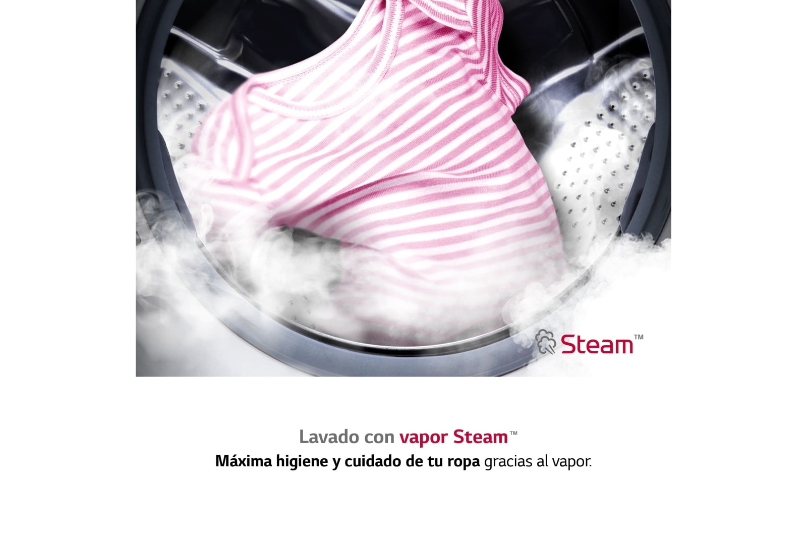 LG Lavasecadora inteligente  AI Direct Drive™,  con Vapor  8/6kg, 1400rpm,  Clasificación B(lavado)/E(secado) Blanca, Serie 310, F4DV3108S1W