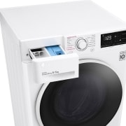 LG Lavasecadora inteligente  AI Direct Drive™,  con Vapor  8/6kg, 1400rpm,  Clasificación B(lavado)/E(secado) Blanca, Serie 310, F4DV3108S1W