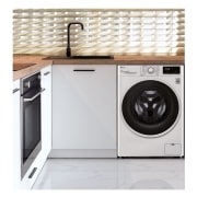 LG Lavasecadora inteligente  AI Direct Drive™,  con Vapor  8/6kg, 1400rpm,  Clasificación B(lavado)/E(secado) Blanca, Serie 310, F4DV3108S1W