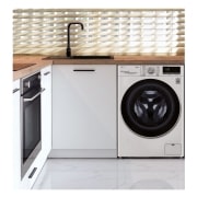 LG Lavasecadora inteligente AI Direct Drive 9/6kg, 1400rpm, Clasificación E, Blanca, Serie 500, F4DV5009S0W