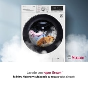 LG Lavasecadora inteligente AI Direct Drive 10,5/7kg, 1400rpm, clasificación B(lavado)/E(secado), Blanca, Serie 500, F4DV5010SMW