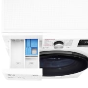 LG Lavasecadora inteligente AI Direct Drive 10,5/7kg, 1400rpm, clasificación B(lavado)/E(secado), Blanca, Serie 500, F4DV5010SMW