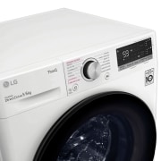 LG Lavasecadora inteligente AI Direct Drive con Autodosificador de detergente 9/6kg, 1400rpm, Clasificación B(lavado)/E(secado), Blanca, Serie 550, F4DV5509SMW
