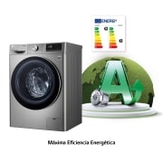 LG Lavasecadora inteligente AI Direct Drive 9/6kg, 1400rpm, Clasificación E, Inox antihuellas, Serie 700, F4DV7009S2S