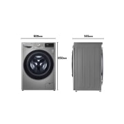 LG Lavasecadora inteligente AI Direct Drive 9/6kg, 1400rpm, Clasificación E, Inox antihuellas, Serie 700, F4DV7009S2S