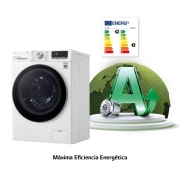 LG Lavasecadora inteligente AI Direct Drive 10,5/7kg, 1400rpm, Clasificación A(lavado)/E(secado), Blanca, Serie 700, F4DV7010S1W