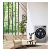 LG Lavasecadora inteligente AI Direct Drive 10,5/7kg, 1400rpm, Clasificación A(lavado)/E(secado), Inox antihuellas, Serie 700, F4DV7010S2S