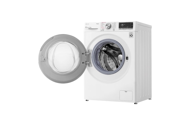 LG Lavasecadora inteligente AI Direct Drive con Autodosificador de detergente 9/6kg, 1400rpm, Clasificación A(lavado)/E(secado), Blanca, Serie 750, F4DV7509S2W