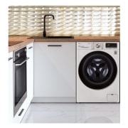 LG Lavasecadora inteligente AI Direct Drive con Autodosificador de detergente 9/6kg, 1400rpm, Clasificación A(lavado)/E(secado), Blanca, Serie 750, F4DV7509S2W