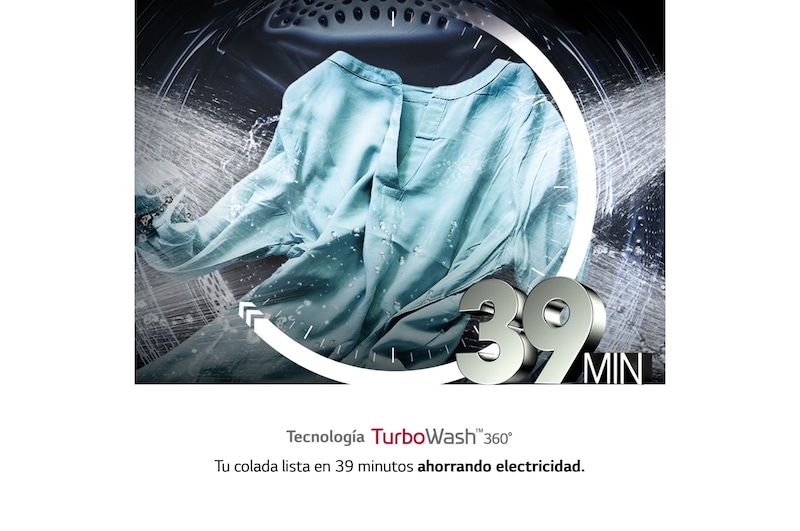 LG Lavasecadora inteligente AI Direct Drive™, Turbowash 360º,12/8kg, 1400rpm, Clasificación A(lavado) /E(secado)Blanca, Serie 950, F4DV9512P2W