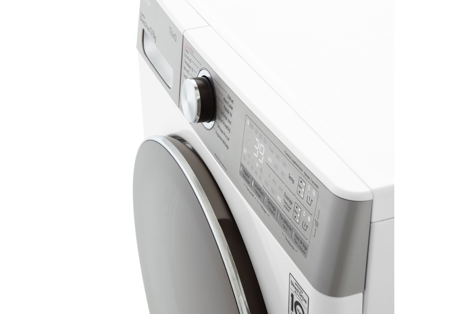 LG Lavasecadora inteligente AI Direct Drive™, Turbowash 360º,12/8kg, 1400rpm, Clasificación A(lavado) /E(secado)Blanca, Serie 950, F4DV9512P2W