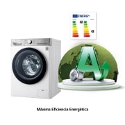 LG Lavasecadora inteligente AI Direct Drive™, Turbowash 360º,12/8kg, 1400rpm, Clasificación A(lavado) /E(secado)Blanca, Serie 950, F4DV9512P2W