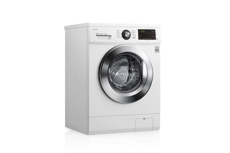 LG Outlet Lavasecadora Inverter Direct Drive 8/5kg, 1400rpm, Clasificación D(lavado)/E(secado), Blanca, Serie 100, F4J3TM5WD.OUTLET