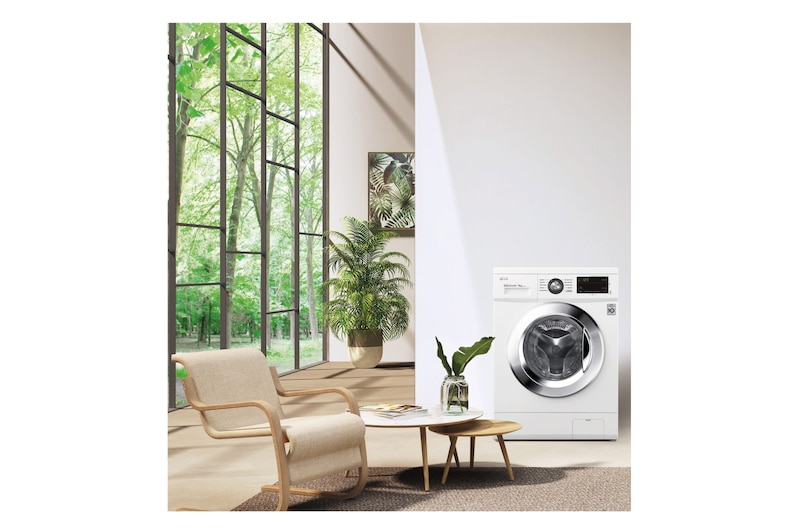 LG Outlet Lavasecadora Inverter Direct Drive 8/5kg, 1400rpm, Clasificación D(lavado)/E(secado), Blanca, Serie 100, F4J3TM5WD.OUTLET