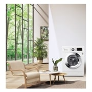 LG Lavasecadora Inverter Direct Drive 8/5kg, 1400rpm, Clasificación D(lavado)/E(secado), Blanca, Serie 100, F4J3TM5WD