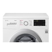 LG Lavadora Inverter Direct Drive 9kg, 1400, Clasificación D, Blanca, Serie 100, F4J3VY4W