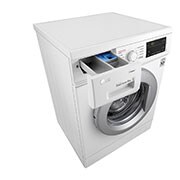 LG Lavadora Inverter Direct Drive 9kg, 1400, Clasificación D, Blanca, Serie 100, F4J3VY4W