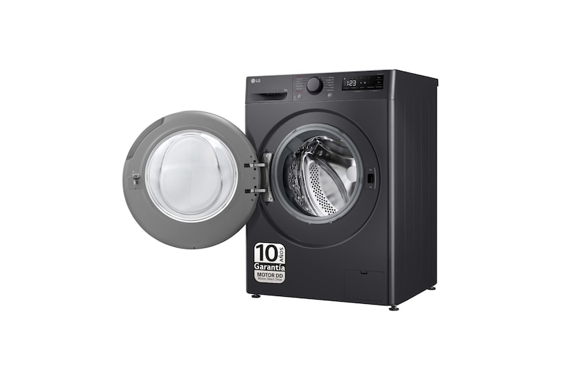 LG Outlet Lavadora inteligente AI Direct Drive, Vapor, 9kg , 1400rpm Un 10% más eficiente que A, Serie 500, WR5009A6M.OUTLET