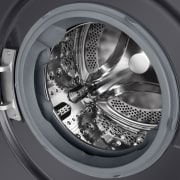 LG Outlet Lavadora inteligente AI Direct Drive, Vapor, 9kg , 1400rpm Un 10% más eficiente que A, Serie 500, WR5009A6M.OUTLET