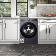 LG Outlet Lavadora inteligente AI Direct Drive, Vapor, 9kg , 1400rpm Un 10% más eficiente que A, Serie 500, WR5009A6M.OUTLET