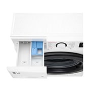 LG Lavadora inteligente AI Direct Drive,  Vapor,  9kg ,  1400rpm Un 10% más eficiente que A, Serie 500, F4WR5009A6W