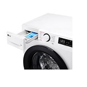 LG Lavadora inteligente AI Direct Drive,  Vapor,  9kg ,  1400rpm Un 10% más eficiente que A, Serie 500, F4WR5009A6W