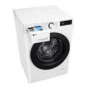 LG Lavadora inteligente AI Direct Drive,  Vapor,  9kg ,  1400rpm Un 10% más eficiente que A, Serie 500, F4WR5009A6W