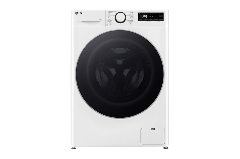 LG Outlet Lavadora inteligente AI Direct Drive, Vapor, 11kg , 1400rpm Un 10% más eficiente que A, Serie 500, F4WR5011A6F.OUTLET