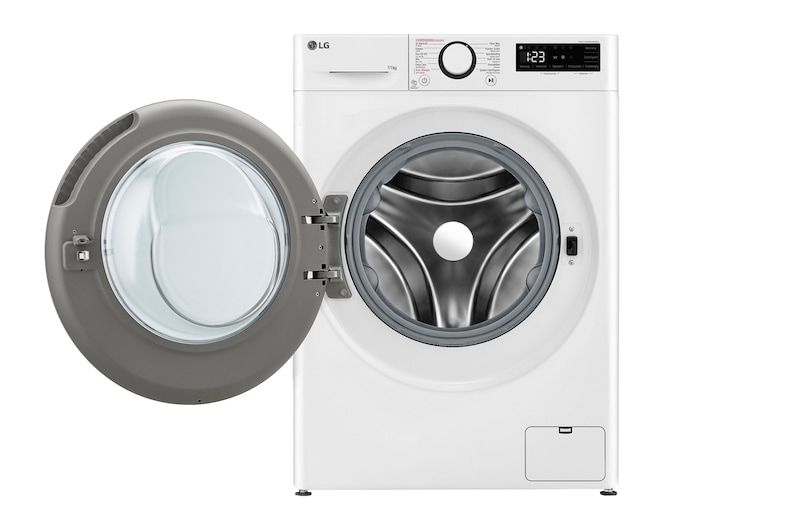 LG Outlet Lavadora inteligente AI Direct Drive, Vapor, 11kg , 1400rpm Un 10% más eficiente que A, Serie 500, F4WR5011A6F.OUTLET