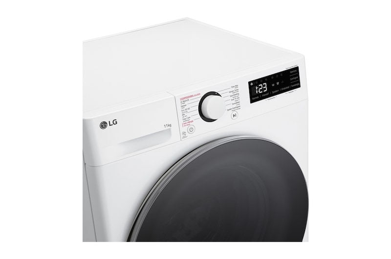 LG Outlet Lavadora inteligente AI Direct Drive, Vapor, 11kg , 1400rpm Un 10% más eficiente que A, Serie 500, F4WR5011A6F.OUTLET