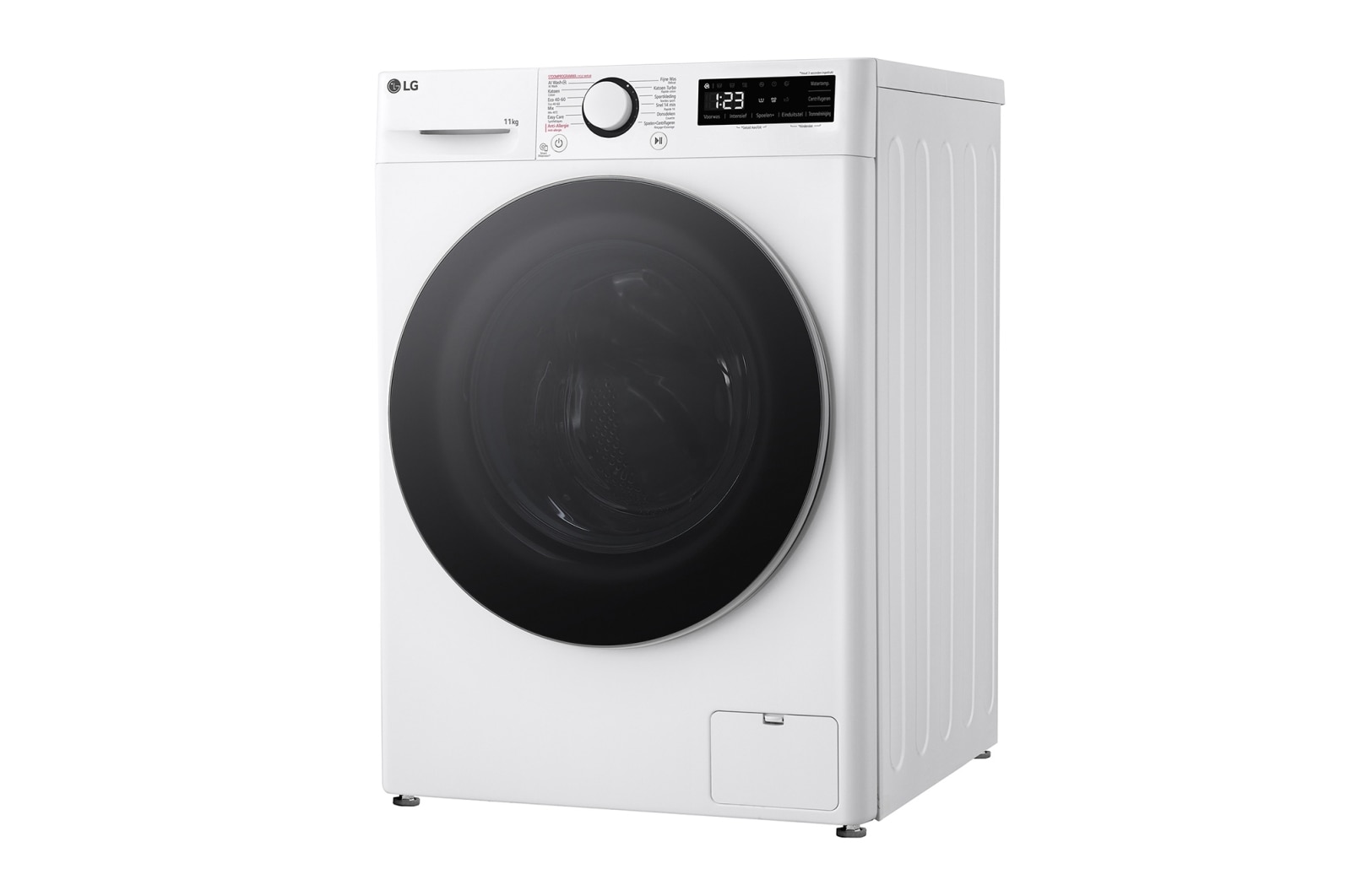 LG Outlet Lavadora inteligente AI Direct Drive, Vapor, 11kg , 1400rpm Un 10% más eficiente que A, Serie 500, F4WR5011A6F.OUTLET
