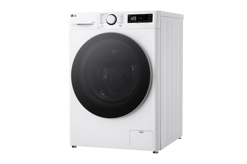 LG Outlet Lavadora inteligente AI Direct Drive, Vapor, 11kg , 1400rpm Un 10% más eficiente que A, Serie 500, F4WR5011A6F.OUTLET