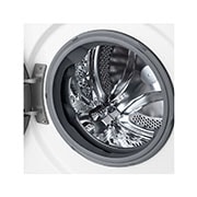 LG Lavadora inteligente AI Direct Drive. Vapor, Autodosificación, 9kg , 1400rpm Un 10% más eficiente que A, Serie 550, F4WR5509A1W
