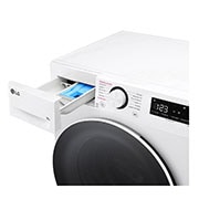 LG Lavadora inteligente AI Direct Drive. TurboWash 360º, Vapor,  9kg ,  1400rpm Un 10% más eficiente que A, Serie 600, F4WR6009A0W