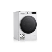 LG Lavadora inteligente AI Direct Drive. TurboWash 360º, Vapor,  10kg ,  1400rpm Un 10% más eficiente que A, Serie 600 , F4WR6010A0W