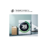 LG Lavadora inteligente AI Direct Drive. TurboWash 360º, Vapor,  10kg ,  1400rpm Un 10% más eficiente que A, Serie 600 , F4WR6010A0W