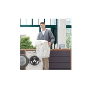 LG Lavadora inteligente AI Direct Drive. TurboWash 360º, Vapor,  10kg ,  1400rpm Un 10% más eficiente que A, Serie 600 , F4WR6010A0W