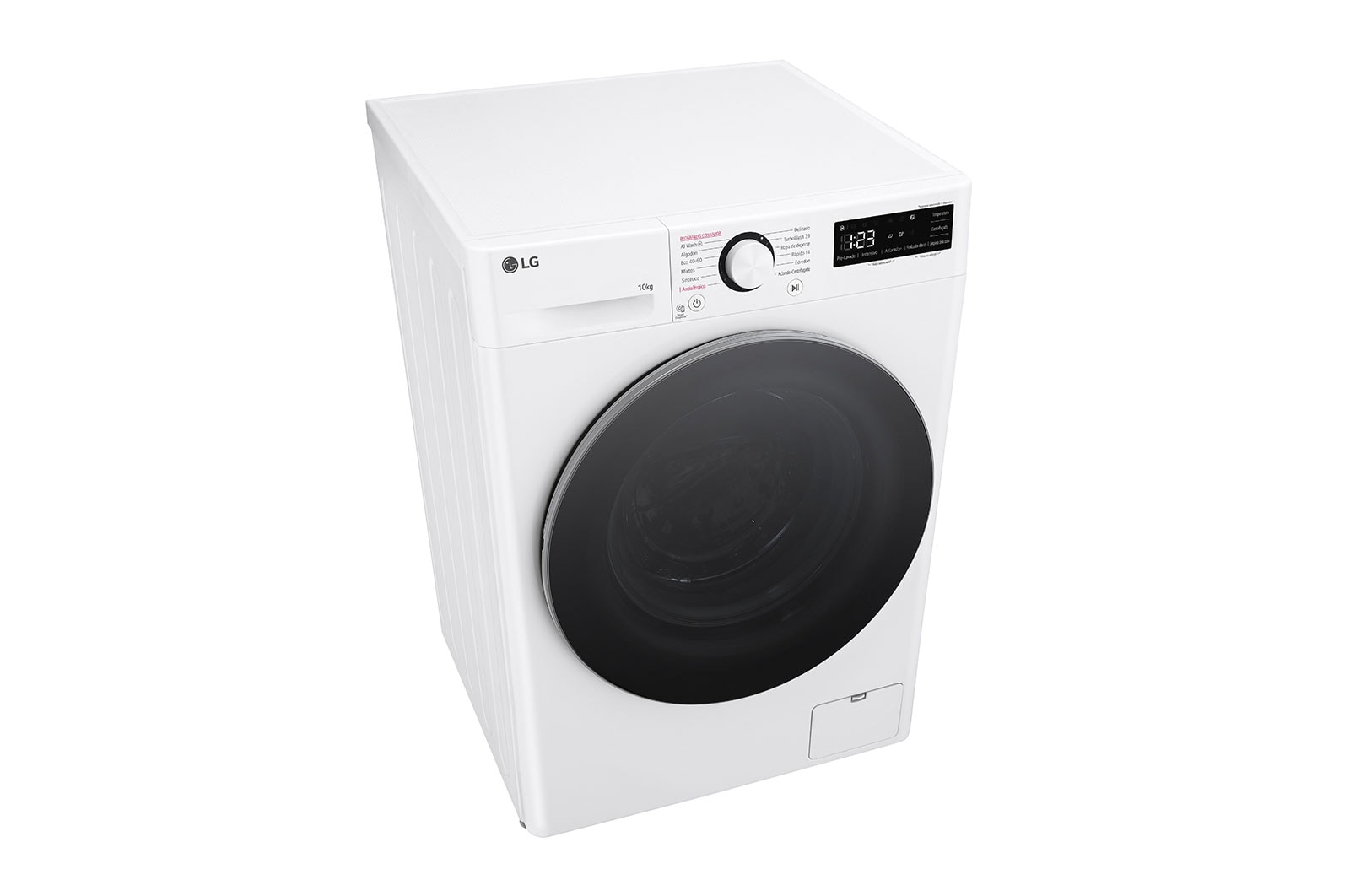 LG Lavadora inteligente AI Direct Drive. TurboWash 360º, Vapor,  10kg ,  1400rpm Un 10% más eficiente que A, Serie 600, F4WR6010A1W