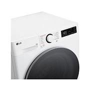 LG Lavadora inteligente AI Direct Drive. TurboWash 360º, Vapor,  10kg ,  1400rpm Un 10% más eficiente que A, Serie 600, F4WR6010A1W