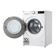 LG Outlet Lavadora inteligente AI Direct Drive. TurboWash 360º, Vapor, 10kg , 1400rpm Un 10% más eficiente que A, Serie 600, WR6010A1W.OUTLET
