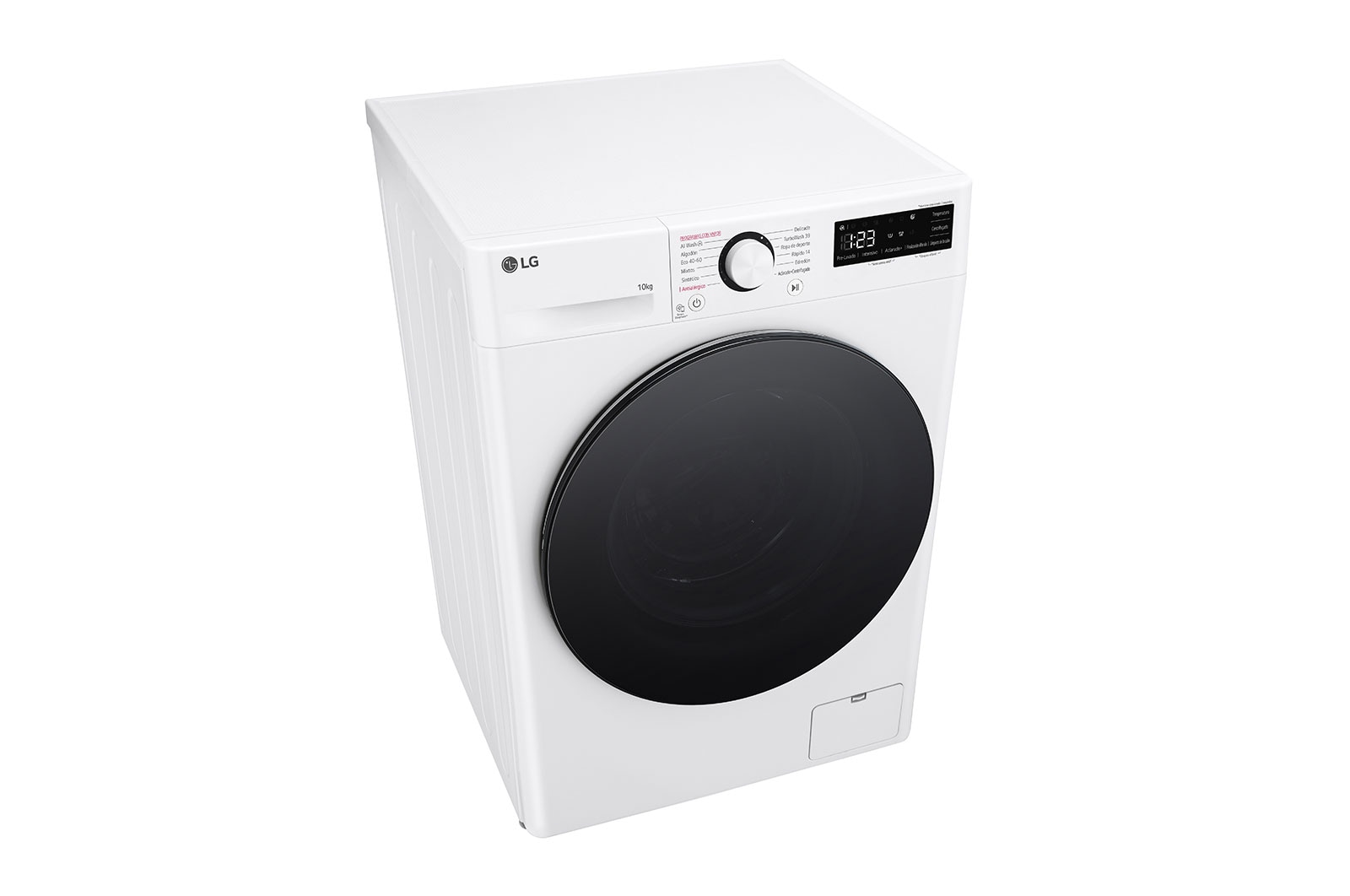 LG Lavadora inteligente AI Direct Drive. TurboWash 360º, Vapor,  10kg ,  1400rpm Un 10% más eficiente que A, Serie 600, F4WR6010AGW