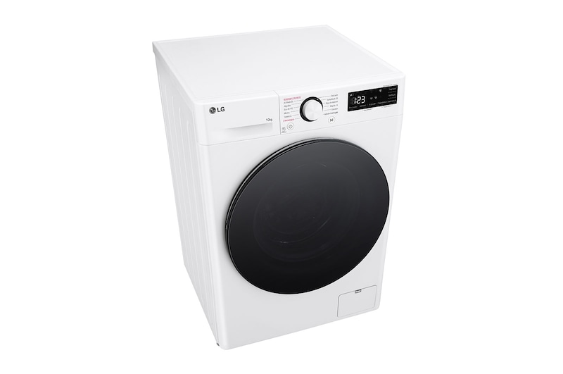 LG Lavadora inteligente AI Direct Drive. TurboWash 360º, Vapor,  10kg ,  1400rpm Un 10% más eficiente que A, Serie 600, F4WR6010AGW