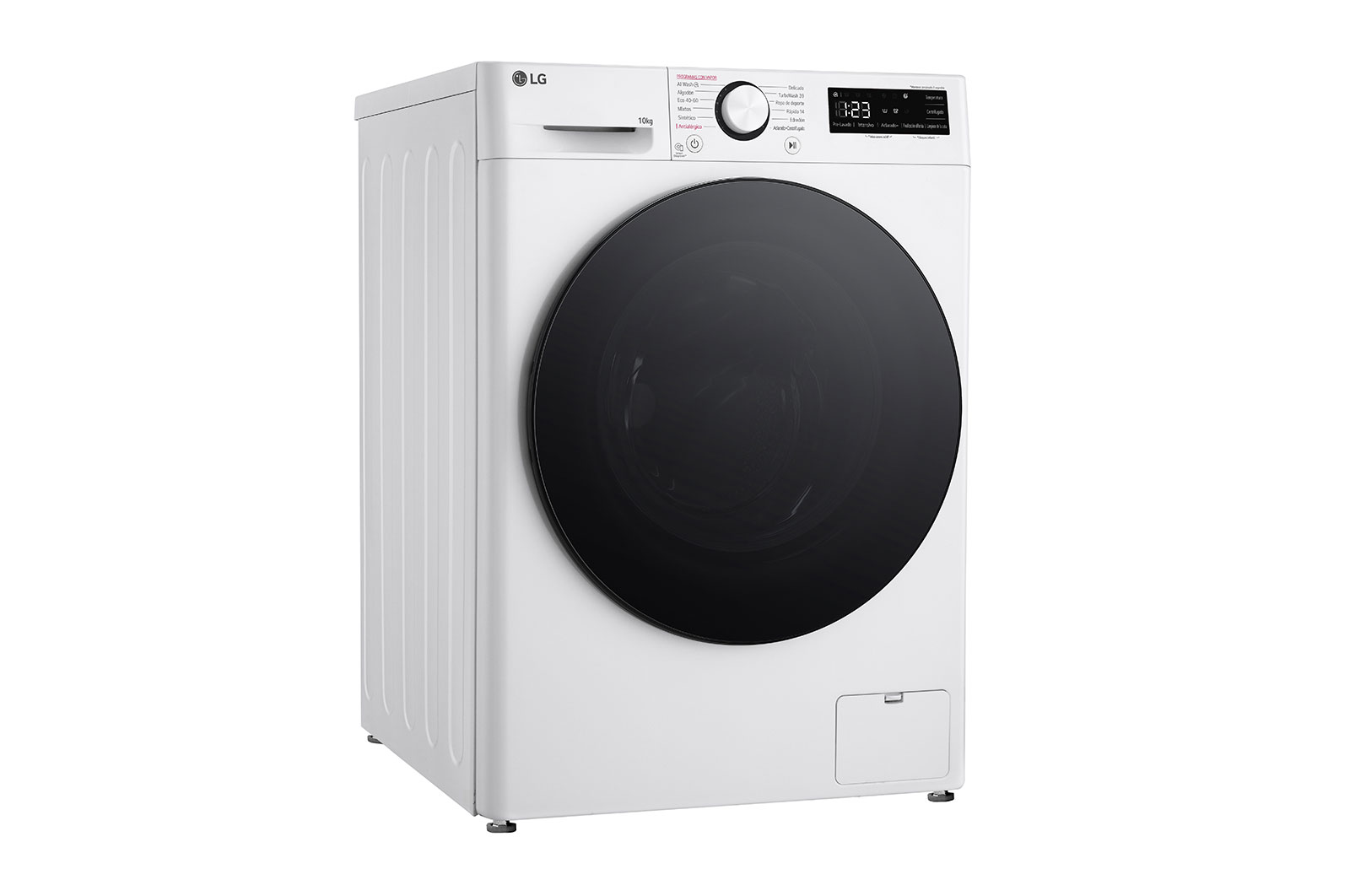 LG Lavadora inteligente AI Direct Drive. TurboWash 360º, Vapor,  10kg ,  1400rpm Un 10% más eficiente que A, Serie 600, F4WR6010AGW